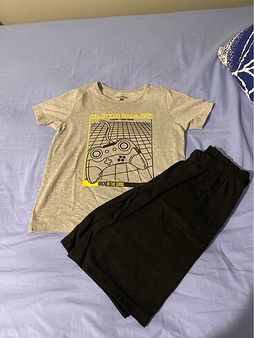 Kısa kollu pijama takımı