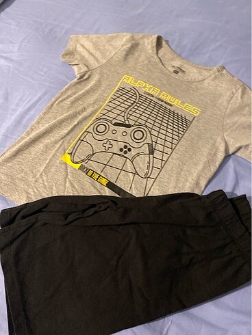 6 Yaş Beden Kısa kollu pijama takımı