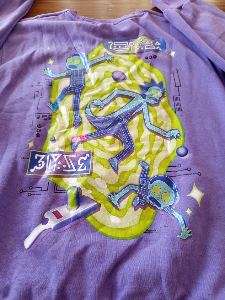 Mavi Kadın Bisiklet Yaka Baskılı Sweatshirt - Görsel 3