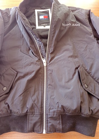 Tommy Jeans Gri Fermuarlı Ceket - Görsel 3