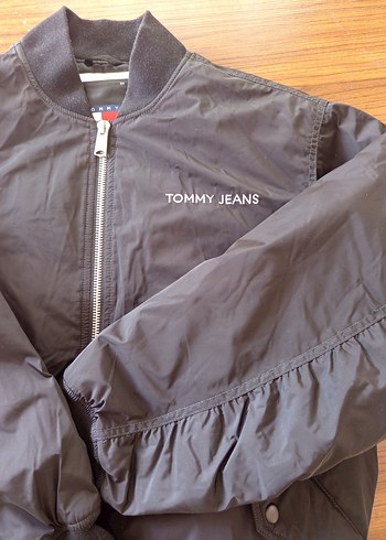 Tommy Jeans Gri Fermuarlı Ceket - Görsel 5