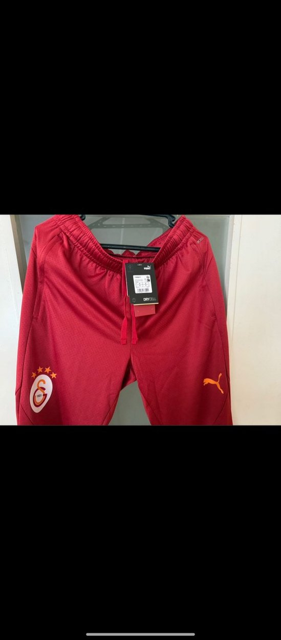 Kırmızı Parlak Puma Galatasaray Eşofman Altı - Görsel 5