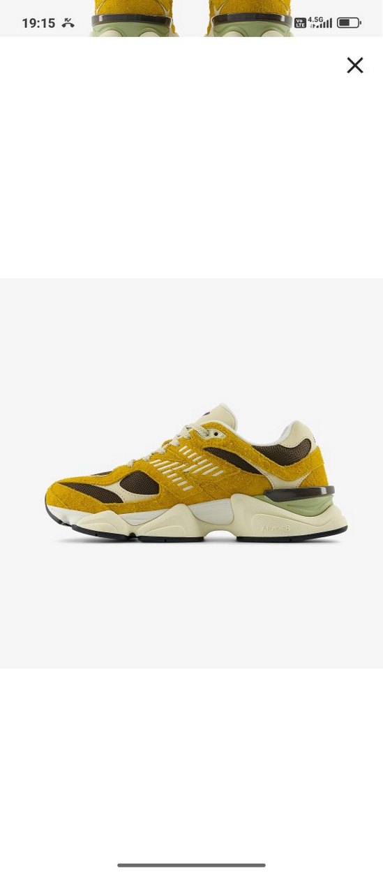 New Balance Sarı Bağcıklı Spor Ayakkabı - Görsel 3