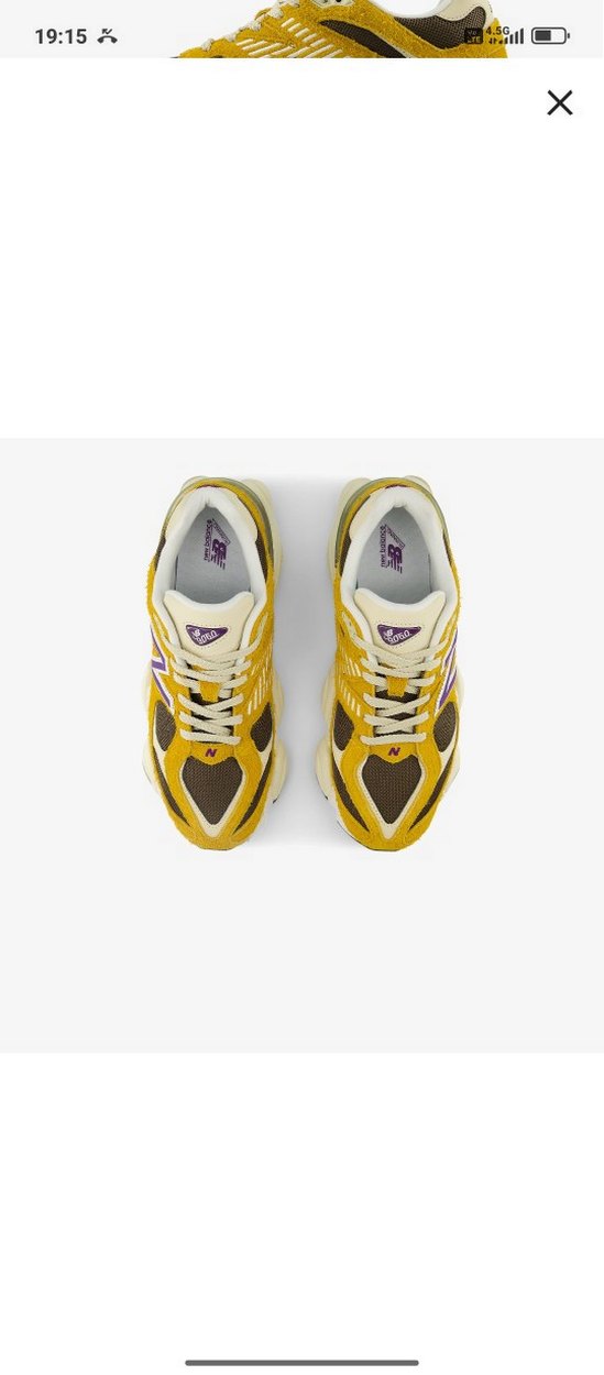 New Balance Sarı Bağcıklı Spor Ayakkabı - Görsel 4