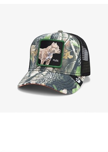 Gri Kamuflaj Rock Punk Şapka - Görsel 3