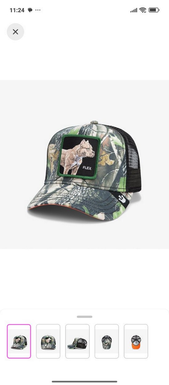 Gri Kamuflaj Rock Punk Şapka - Görsel 3