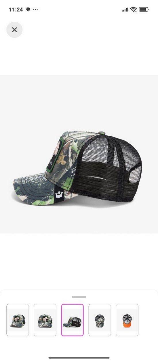 Gri Kamuflaj Rock Punk Şapka - Görsel 2