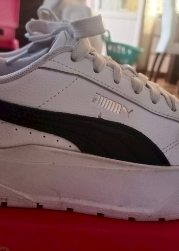 37 Beden beyaz Renk Puma Beyaz Kadın Spor Ayakkabı Platform Topuk