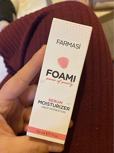 Foami cilt serumu farmasi