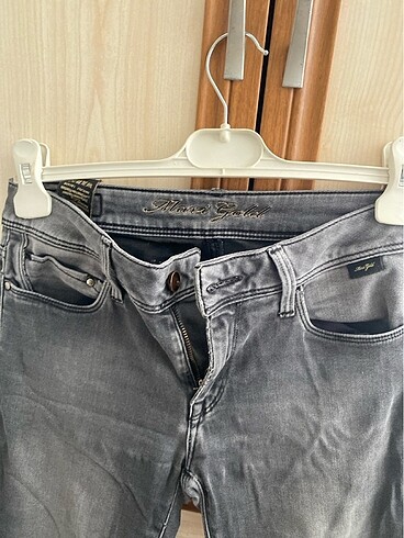 Kot pantolon gri renk - Görsel 2