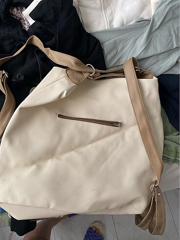 Sırt çantası bej renk - Görsel 2