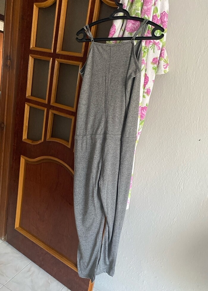 Askılı uzun bağcıklı tulum - Görsel 3