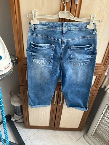 Kısa kot kapri - Görsel 3