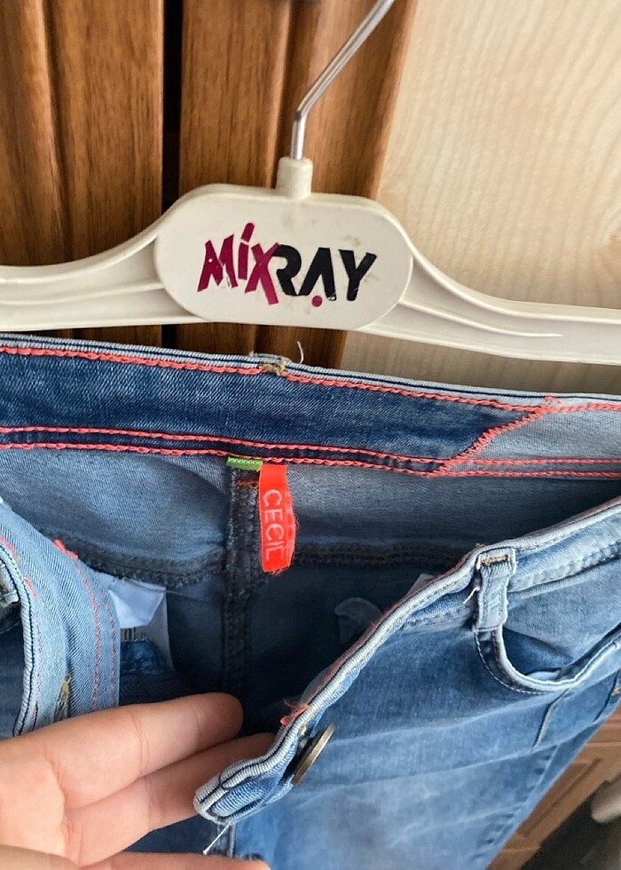 Kısa kot kapri - Görsel 2