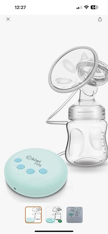 Kiwi baby elektrikli göğüs pompası