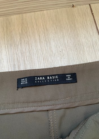 m Beden haki Renk Zara bol pantolon