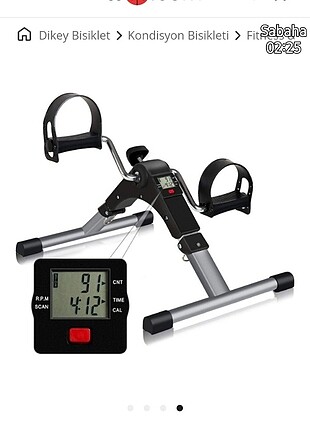 FOX Fitness sıfır ayarında mini el ayak egzersiz bisikleti