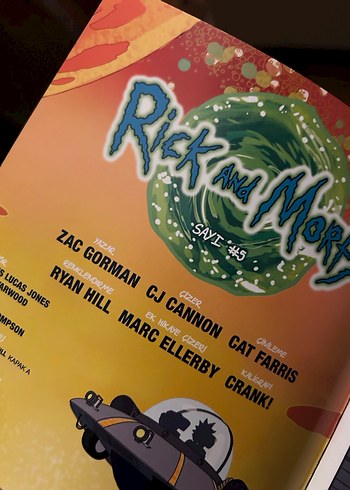 Beden Rick and Morty Çizgi Roman 2 Tane