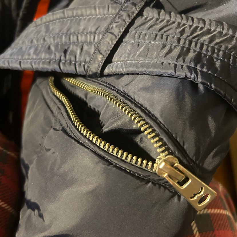 mavi kemerli mont - Görsel 3