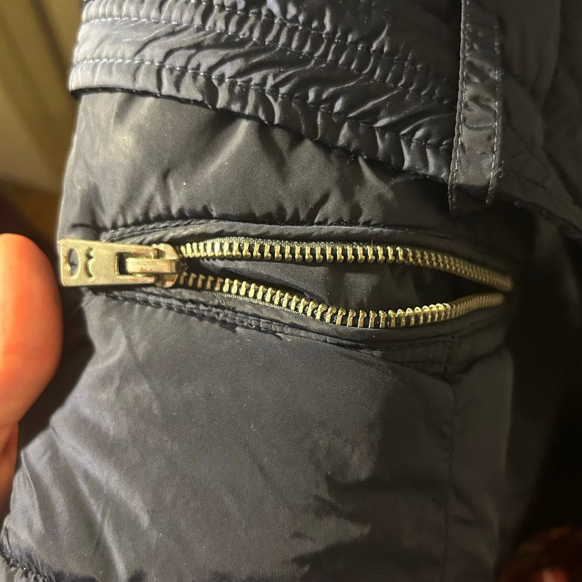 mavi kemerli mont - Görsel 4