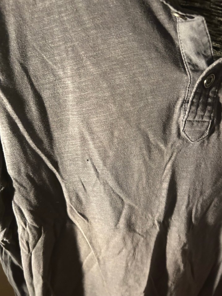 Gri Uzun Kollu Keten Gömlek - Görsel 2