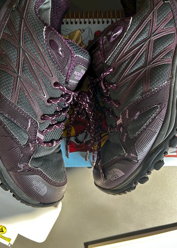 Mor ve Gri Kadın Spor Ayakkabı - Görsel 6