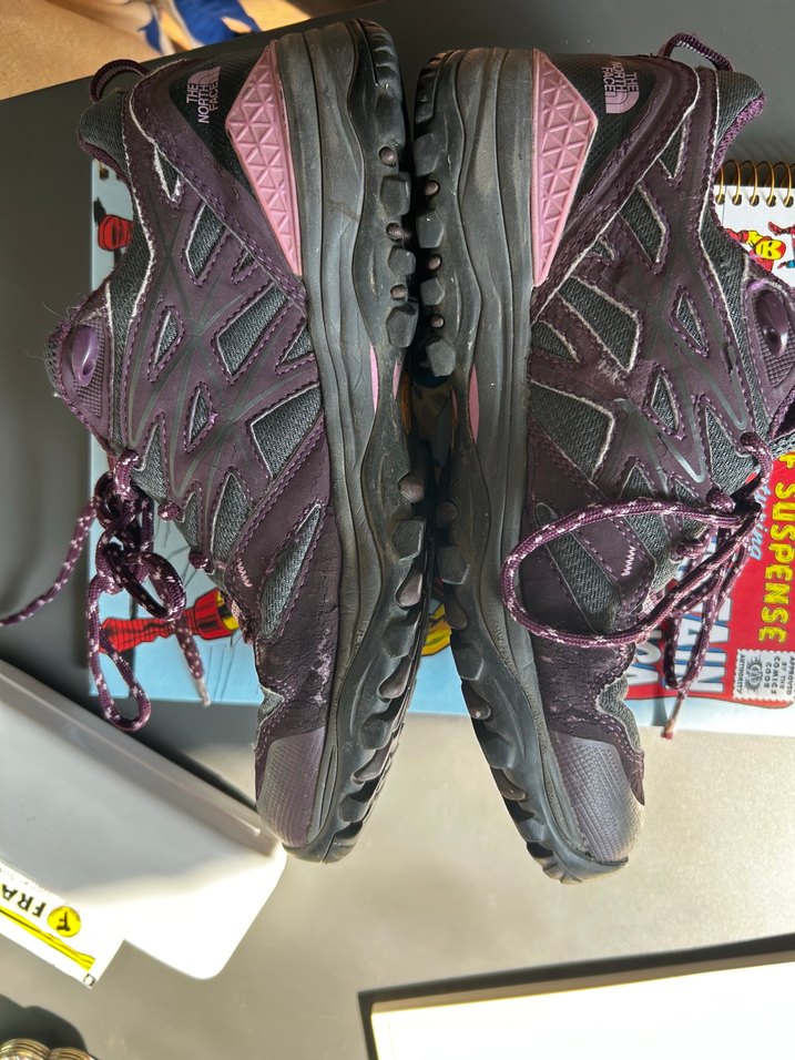 Mor ve Gri Kadın Spor Ayakkabı - Görsel 5