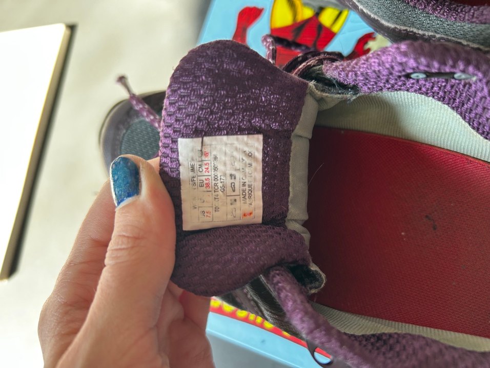 Mor ve Gri Kadın Spor Ayakkabı - Görsel 4