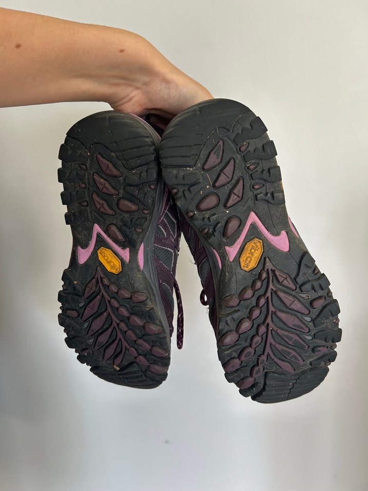 Mor ve Gri Kadın Spor Ayakkabı - Görsel 2