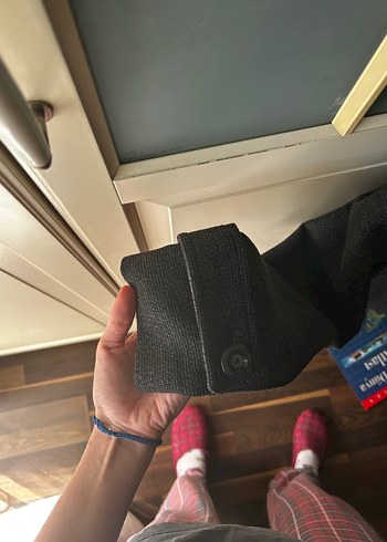 Cotton Bar Düğmeli Gri Midi Kadın Yün Kaban
