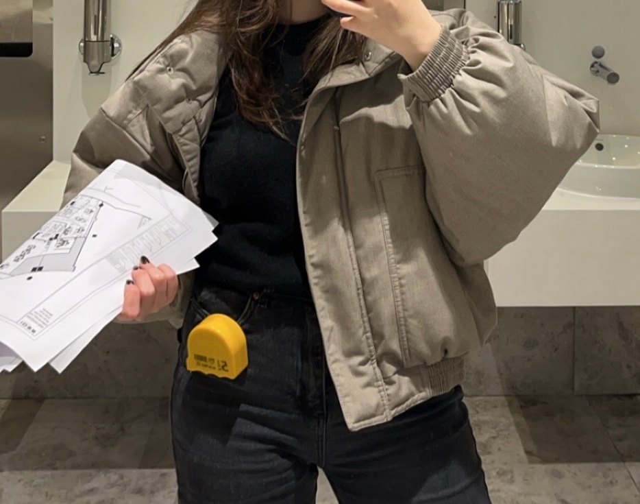 Pull and Bear Bej Dik Yaka Şişme Mont - Görsel 2