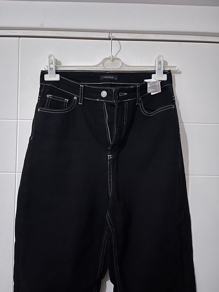 Kadın Lacivert Kot Pantolon - Görsel 2