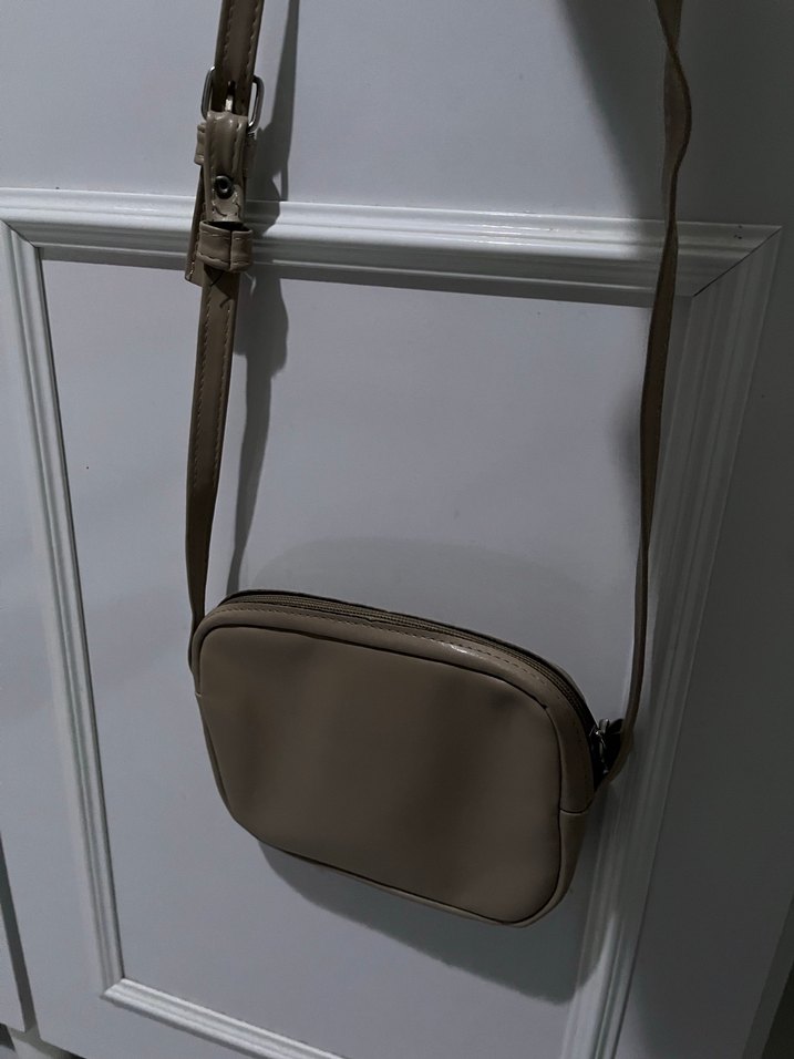 Bej Deri Kadın Çanta - Görsel 2