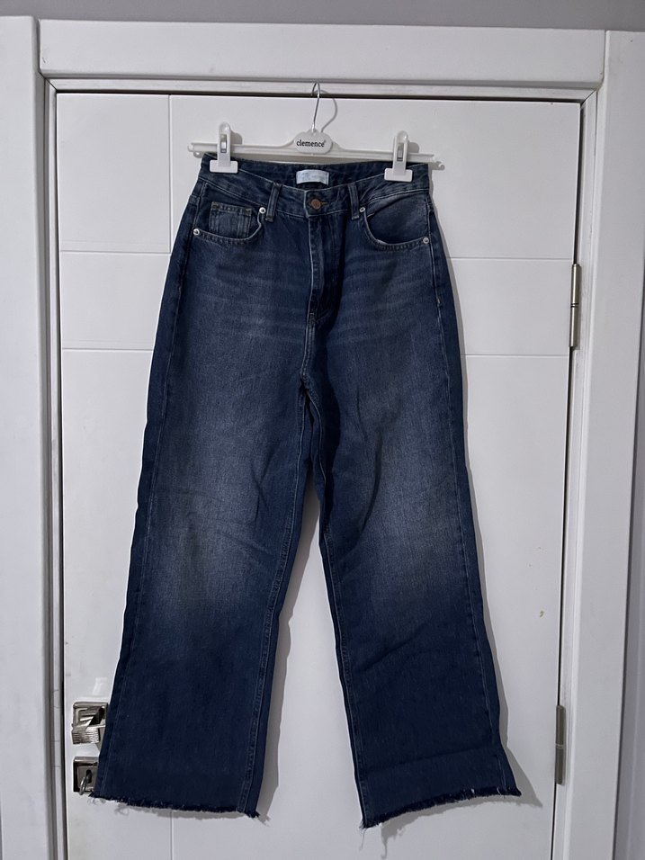 Lacivert Kadın Kot Pantolon - Görsel 2