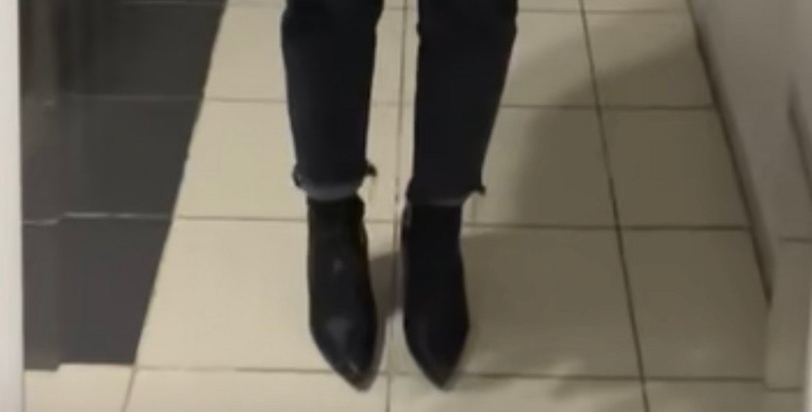 Stradivarius Streç Deri Stiletto Topuklu Bot - Görsel 2