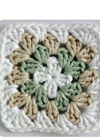 Bohem Örgü Kare Motif