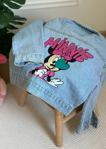 ZARA MİNNİE MOUSE Kız Çocuk Kot Çeket