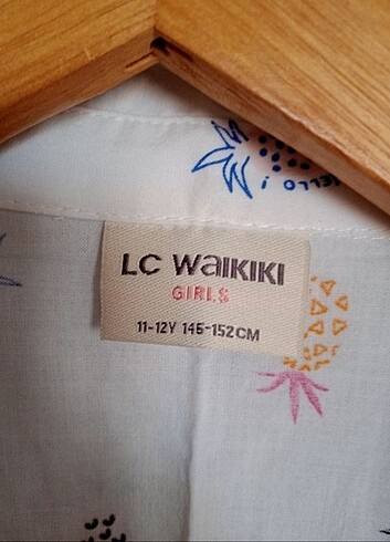 11-12 Yaş Beden LCW Kız Çocuk Gömlek 11-12 Yaş 