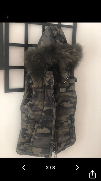 Philipp Plein PHİLLP PLEİN ORJ KOLSUZ YELEK KAPUSONLU