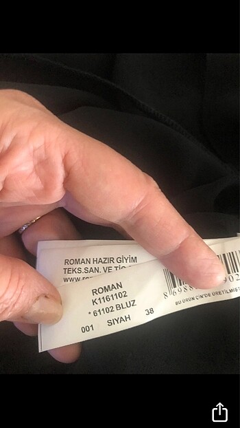 ROMAN ABİYE ŞİFON BLUZ - Görsel 8