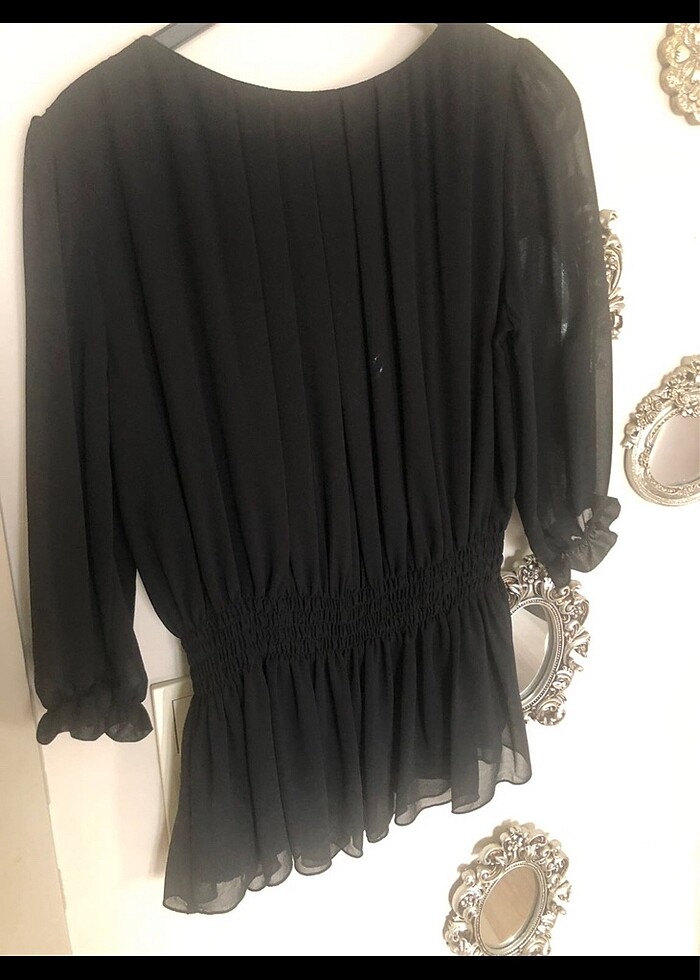 ROMAN ABİYE ŞİFON BLUZ - Görsel 2