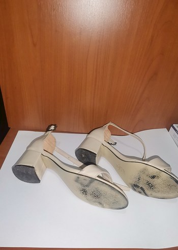 38 Beden Topuklu Sandalet Ayakkabı