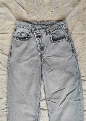 36 Beden Kadın Baggy Kesim Jean Kot Pantolon