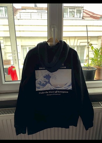 m Beden pull bear Siyah Kadın Sweatshirt
