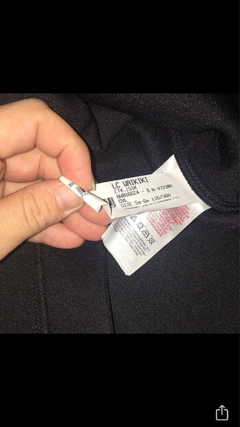 LC Waikiki Kız çocuk kadife etek 5-6 yaş