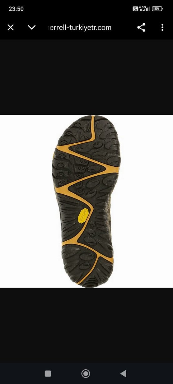Kahverengi Bağcıklı Erkek Outdoor Ayakkabı merrel 44 numara - Görsel 3