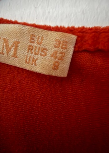 Kırmızı Puantiyeli Midi Elbise - Görsel 4