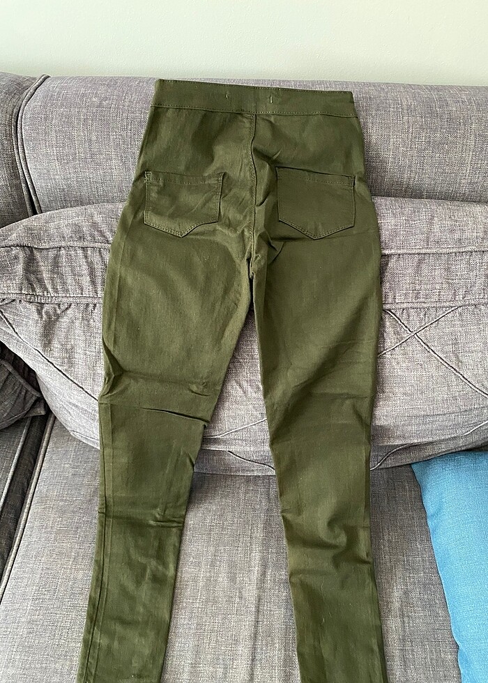 askeri yeşil dar paça - Görsel 2