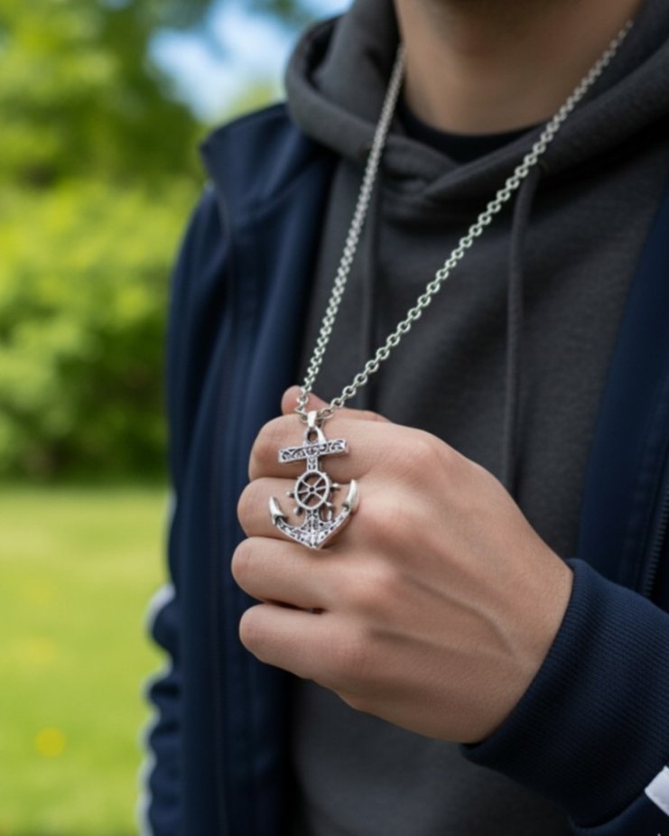 3'lü Erkek Kolye Seti - Görsel 4