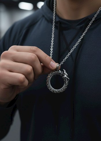 3'lü Erkek Kolye Seti - Görsel 3